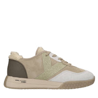 Sneakers in camoscio, tessuto e altre materie 