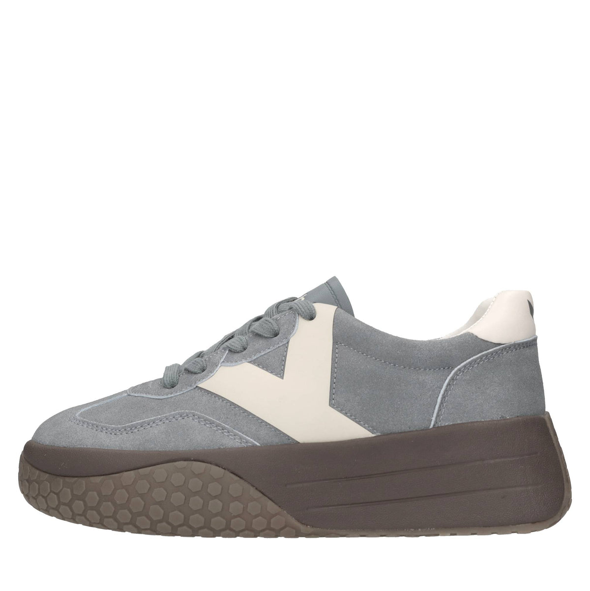 Sneakers in camoscio ed ecopelle 