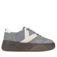 Sneakers in camoscio ed ecopelle 