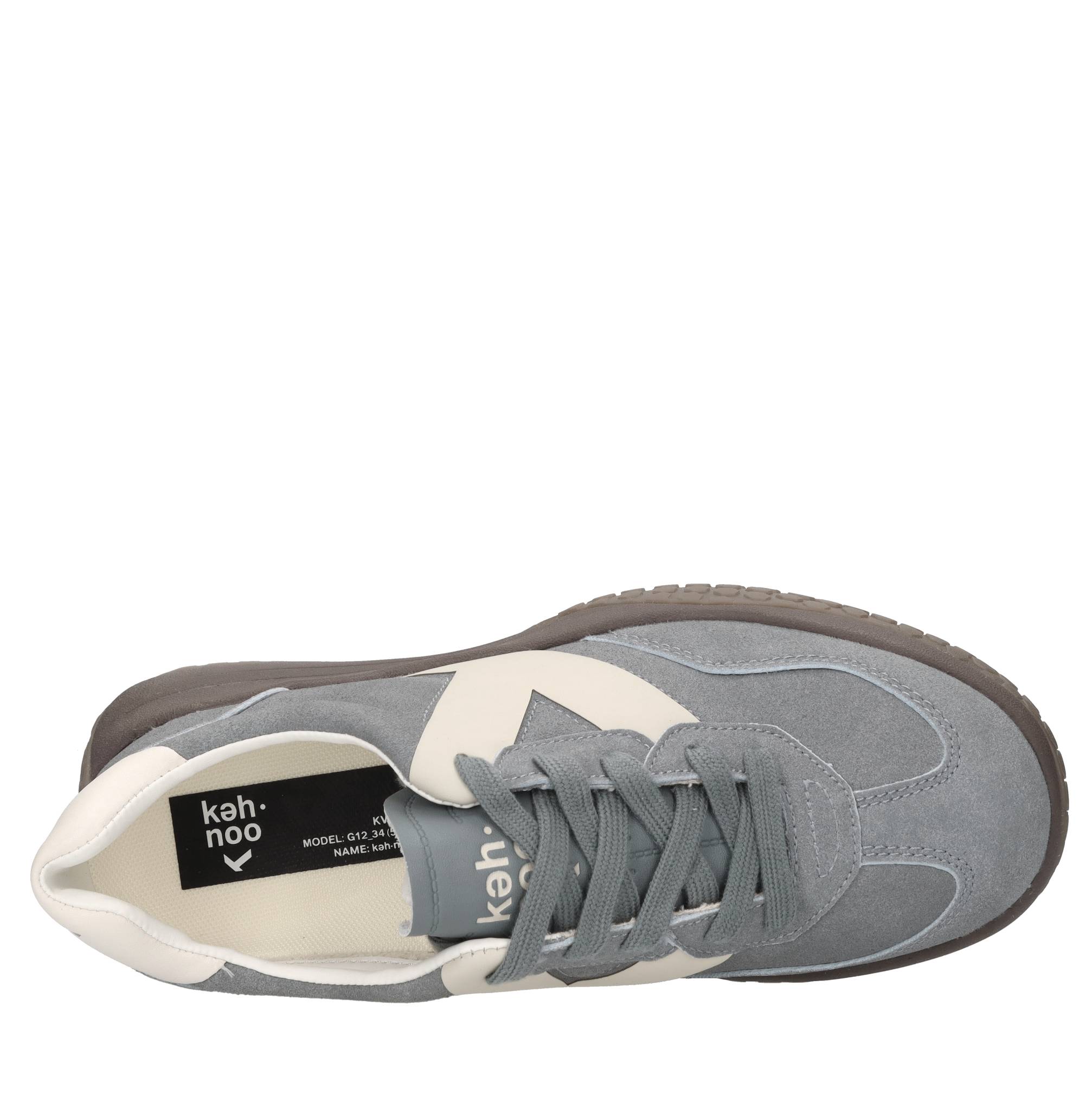 Sneakers in camoscio ed ecopelle 