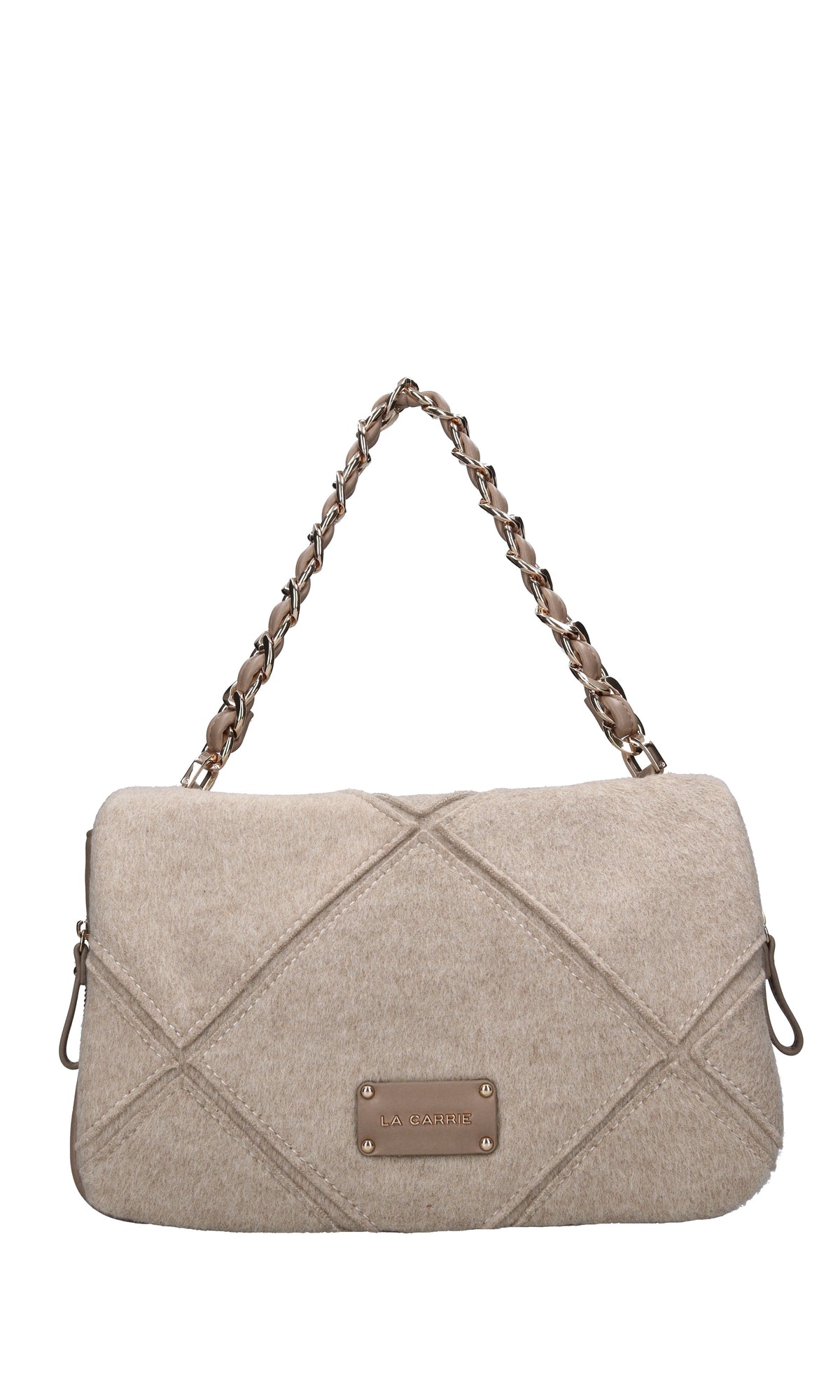 Borsa Isabel in lana ed ecopelle 