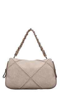 Borsa Isabel in lana ed ecopelle 