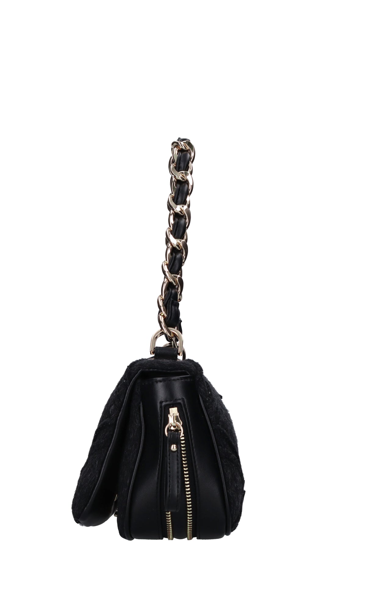 Borsa Mongolia in lana ed ecopelle 