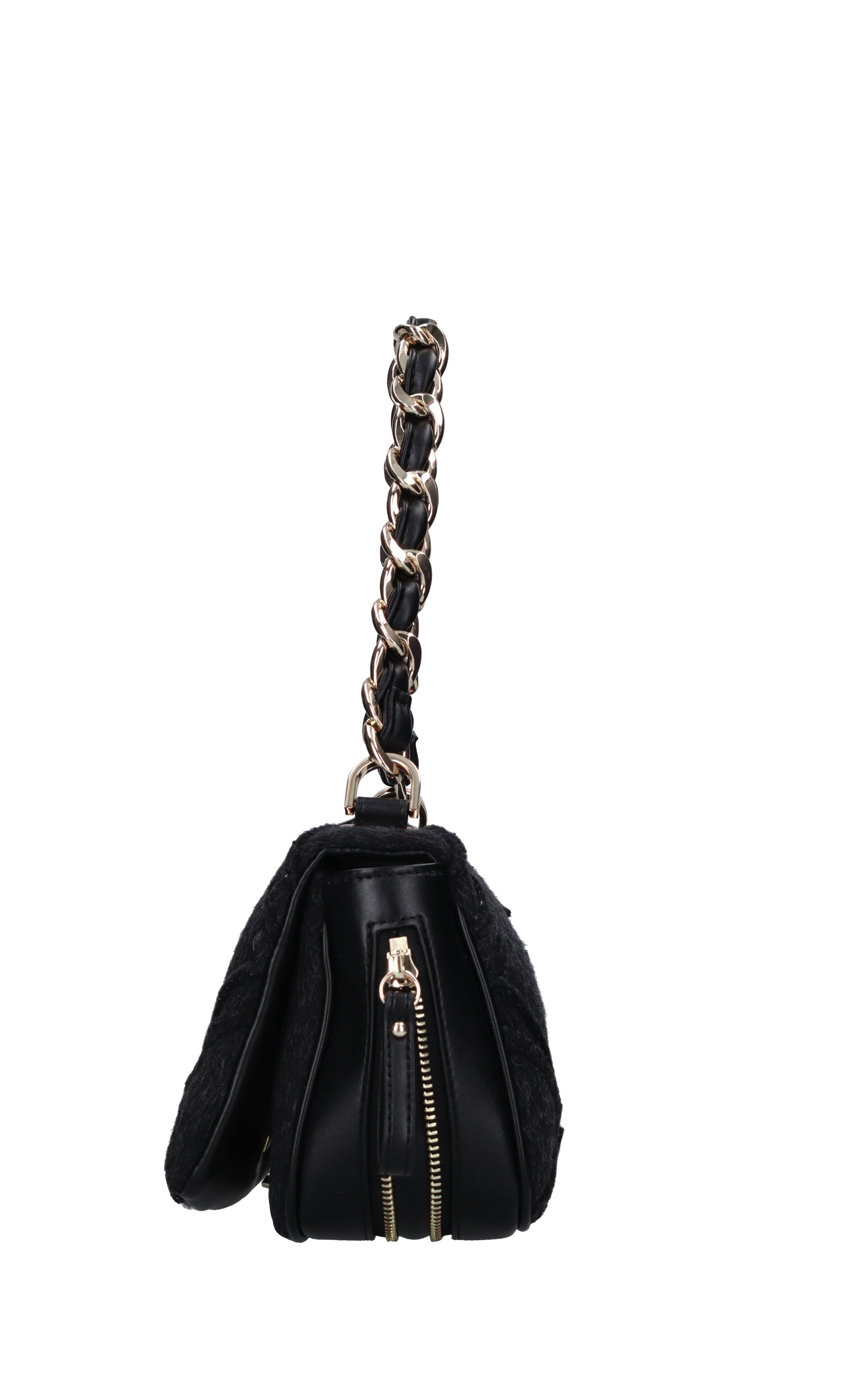 Borsa Mongolia in lana ed ecopelle 
