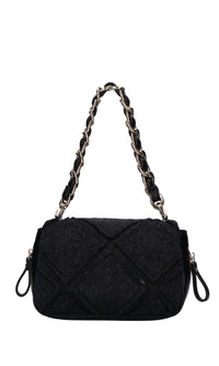 Borsa Mongolia in lana ed ecopelle 