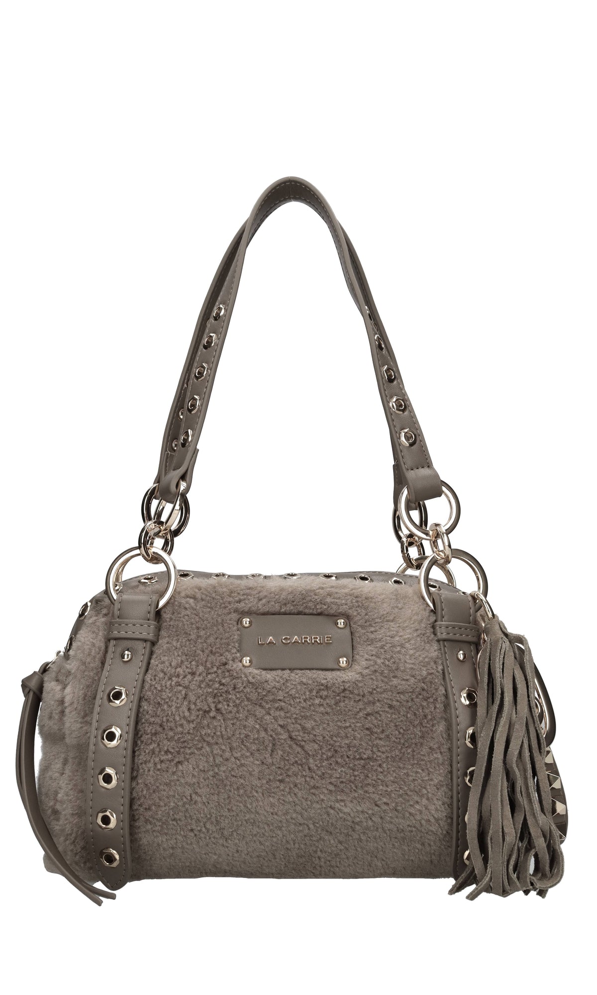 Borsa in ecopelle ed ecopelliccia 