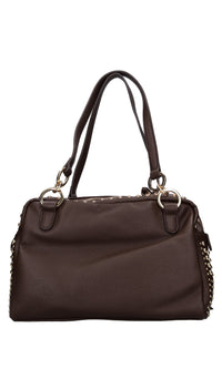 Borsa in ecopelle e borchie 