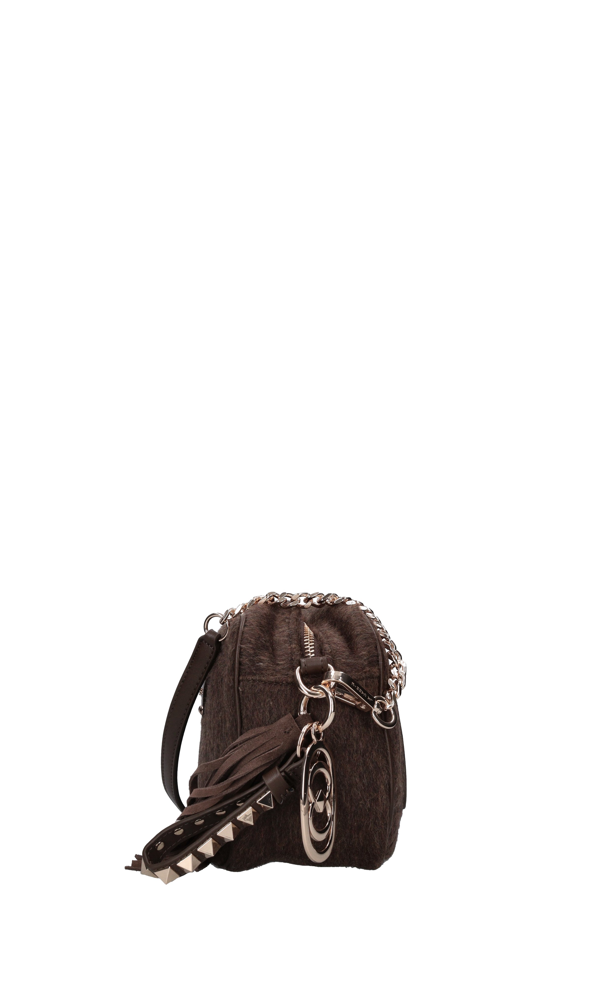 Borsa Mongolia in lana ed ecopelle 