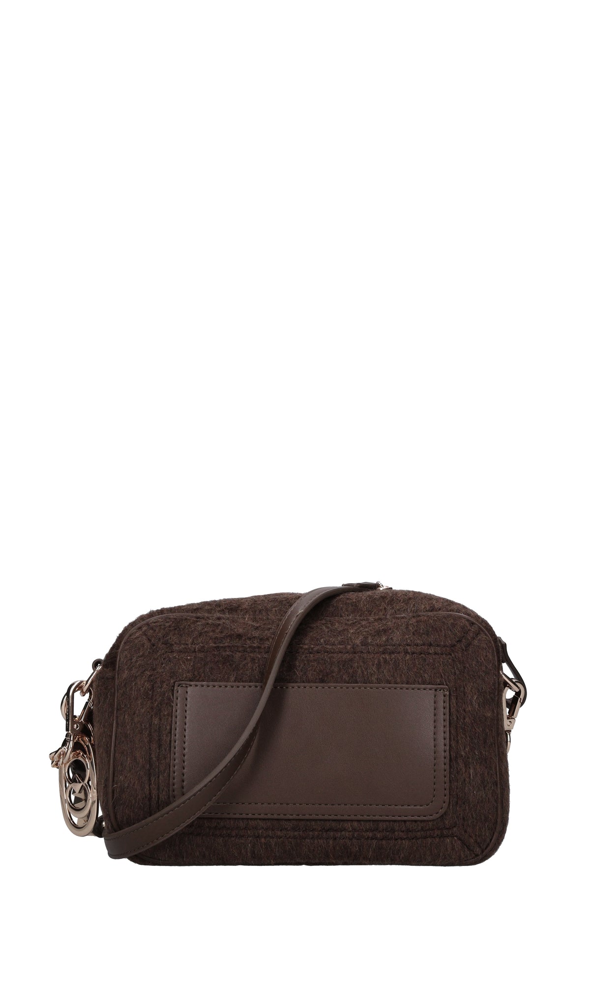 Borsa Mongolia in lana ed ecopelle 