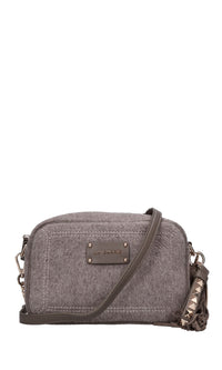 Borsa Mongolia in lana ed ecopelle 