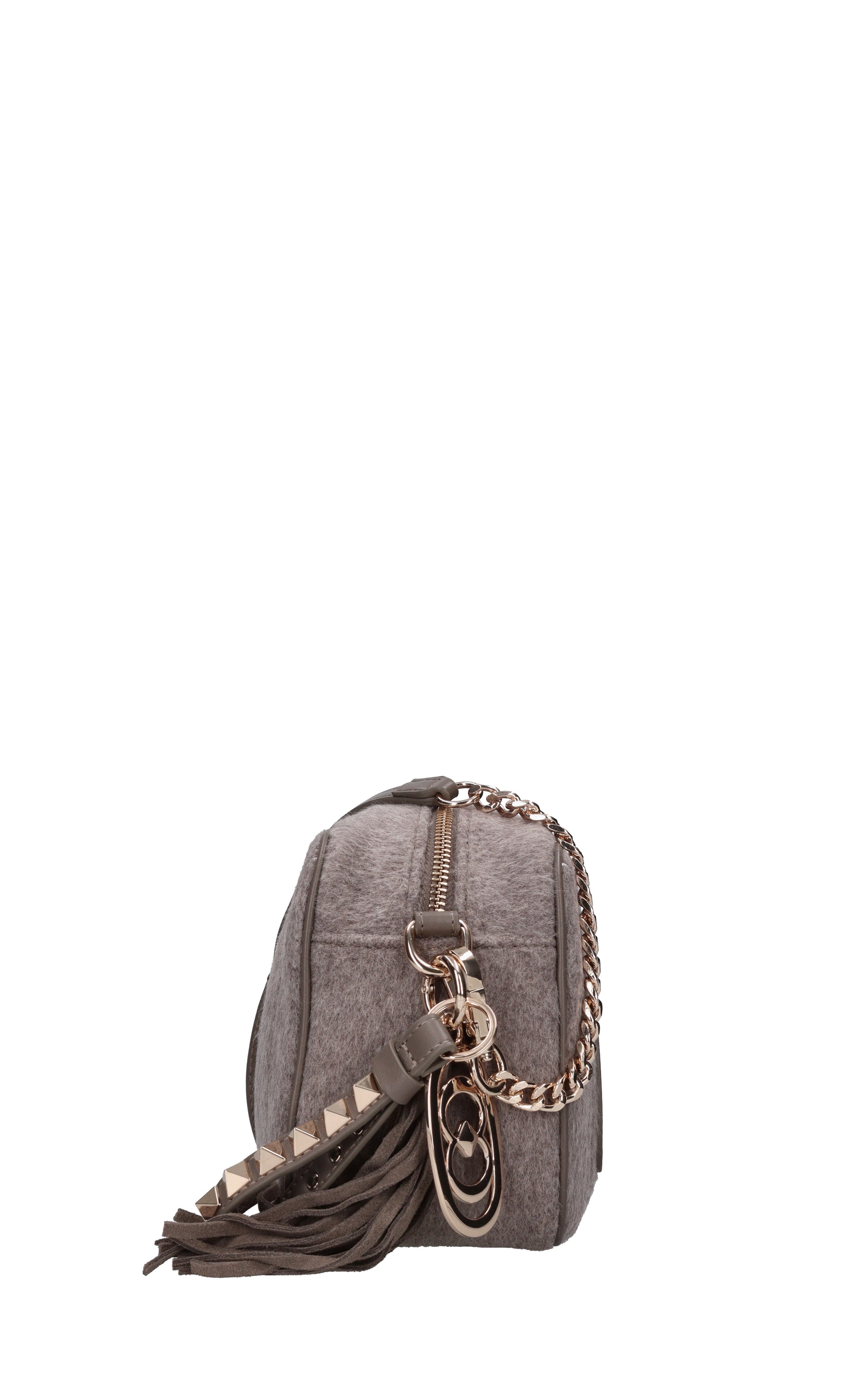 Borsa Mongolia in lana ed ecopelle 