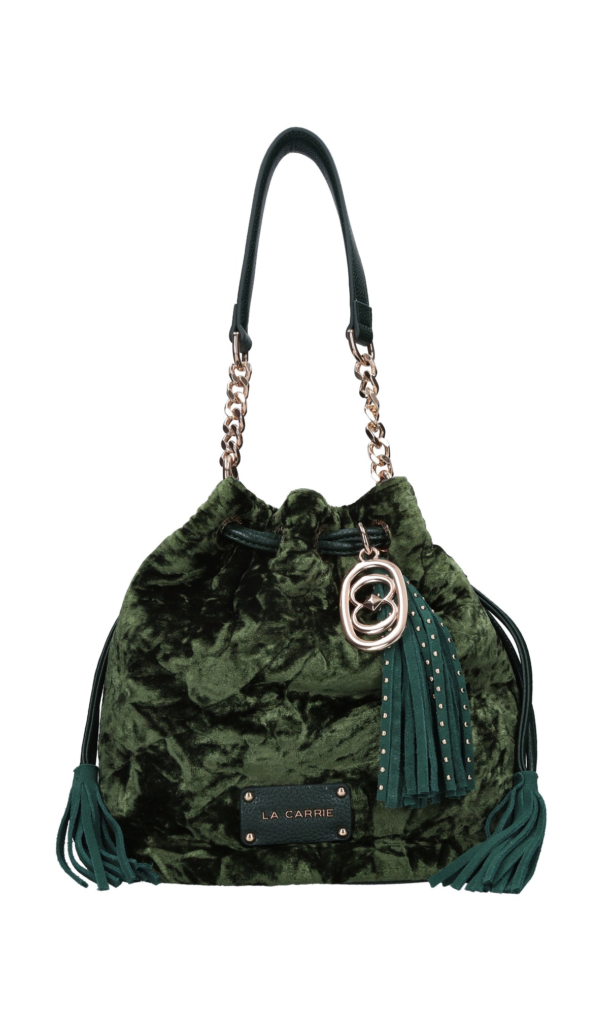 Borsa in velluto ed ecopelle 