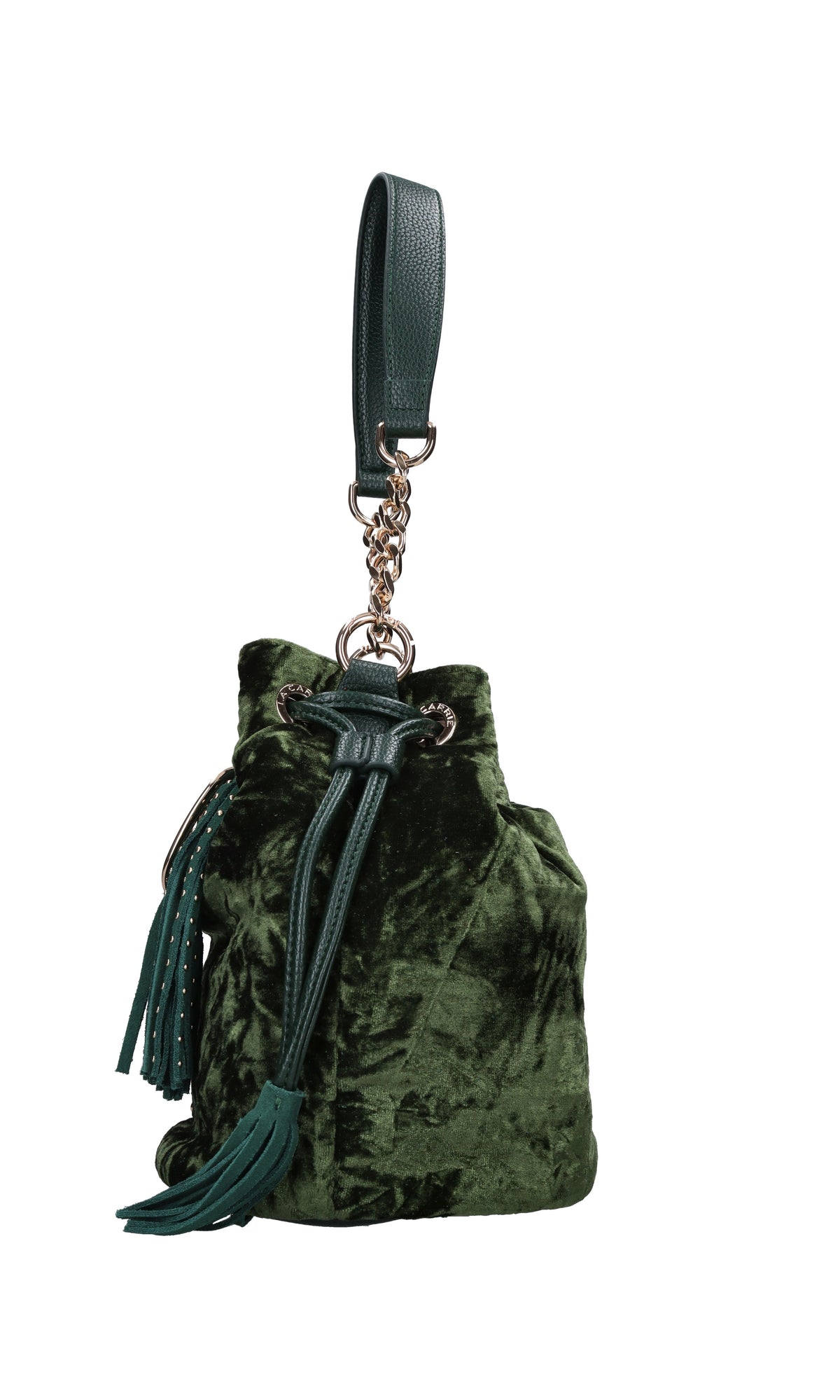 Borsa in velluto ed ecopelle 