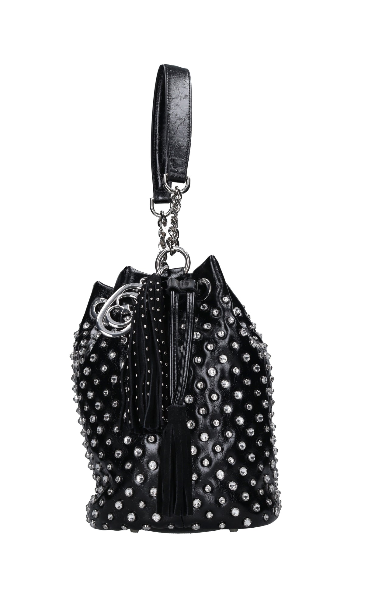 Borsa Andromeda in ecopelle e strass 