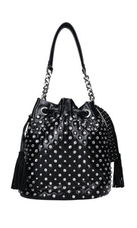 Borsa Andromeda in ecopelle e strass 