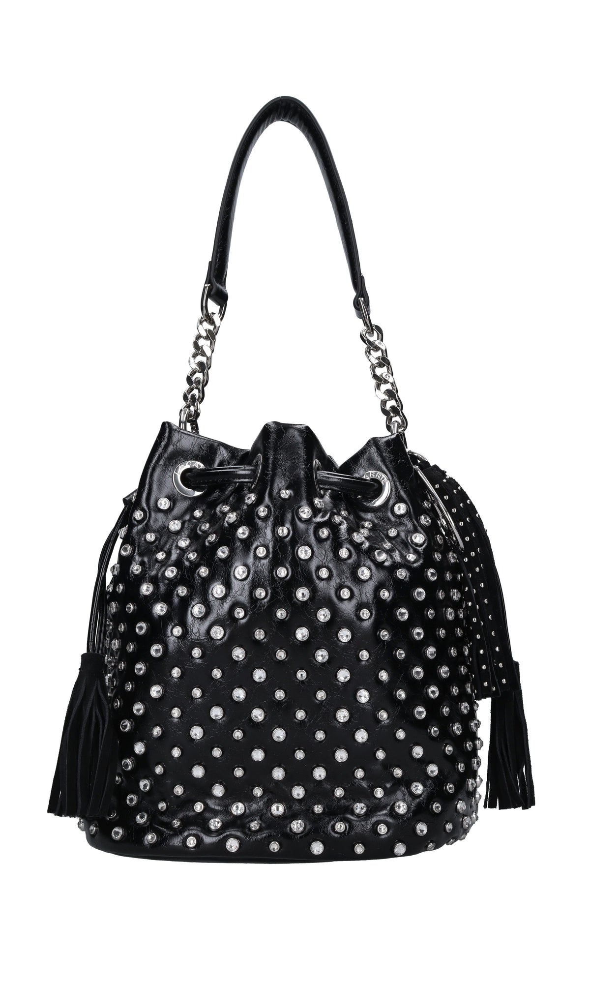 Borsa Andromeda in ecopelle e strass 