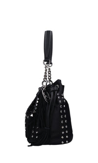 Borsa in tessuto ed ecopelle 