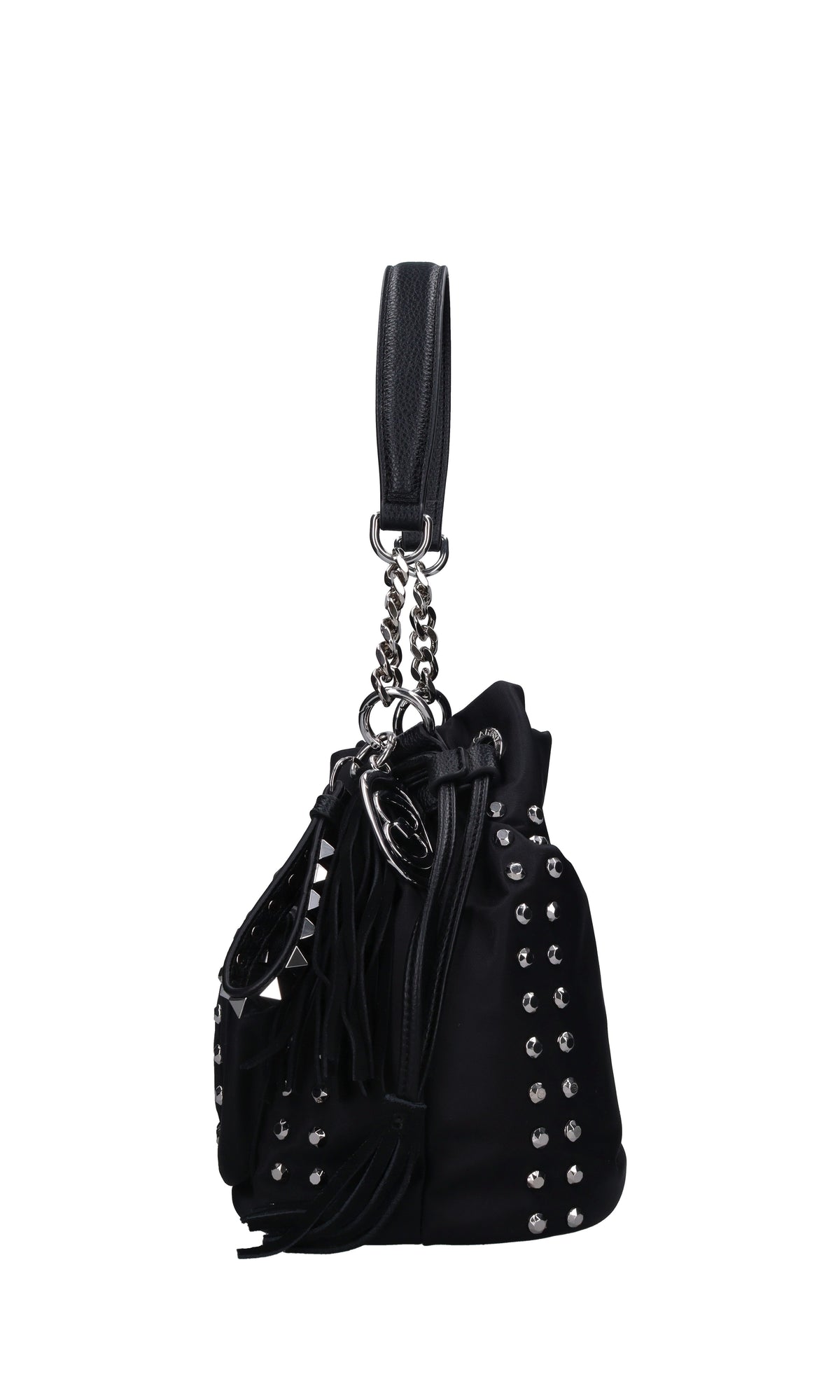Borsa in tessuto ed ecopelle 