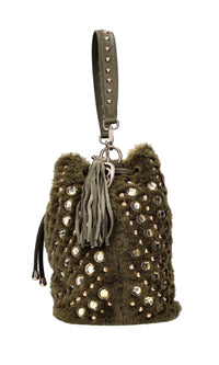 Borsa Andromeda in ecopelliccia ed ecopelle 