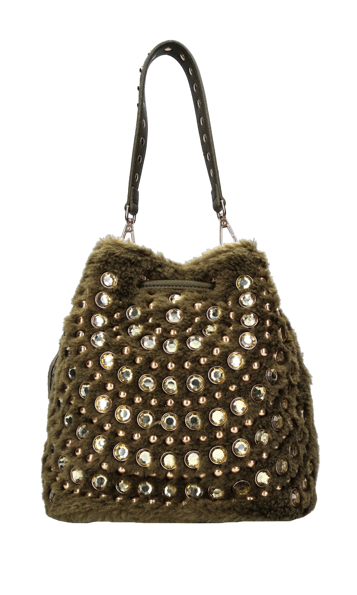 Borsa Andromeda in ecopelliccia ed ecopelle 