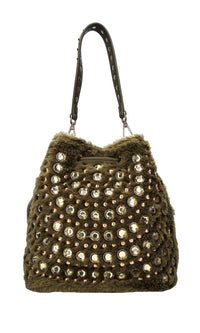 Borsa Andromeda in ecopelliccia ed ecopelle 