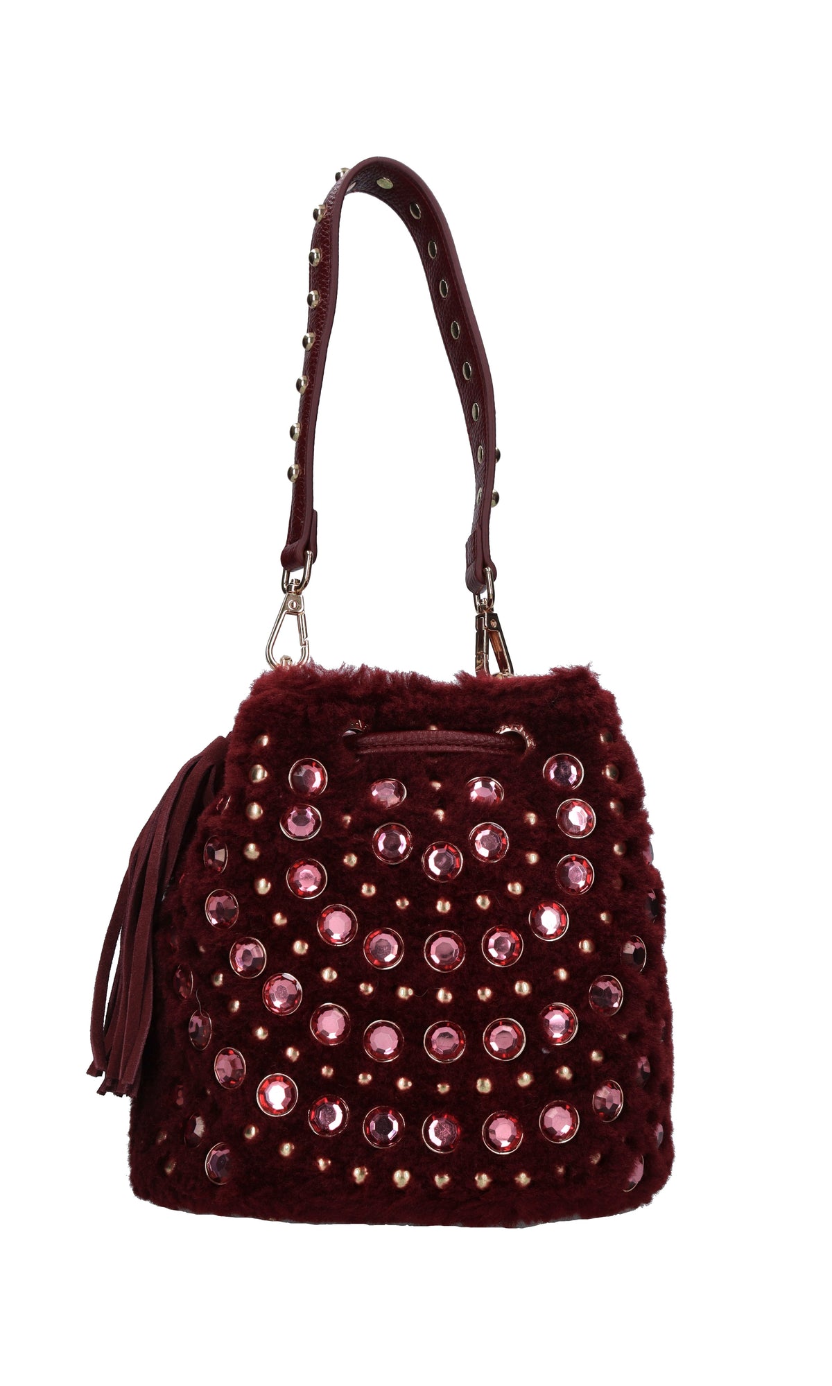 Borsa Andromeda in ecopelle ed ecopelliccia 