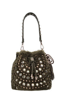 Borsa Andromeda in ecopelle ed ecopelliccia 