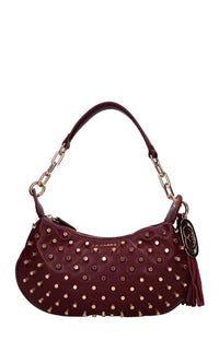 Borsa in ecopelle e borchie 