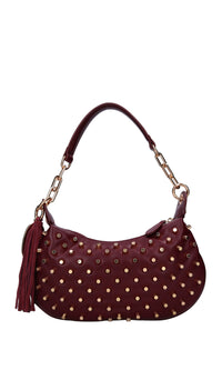 Borsa in ecopelle e borchie 