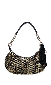 Borsa in ecopelle e peillettes 