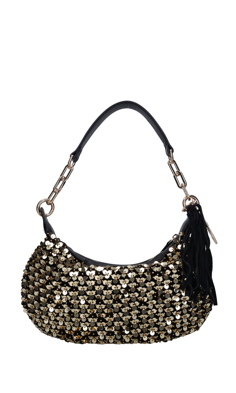Borsa in ecopelle e peillettes 