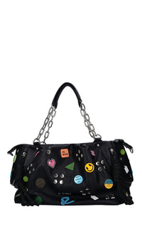 Borsa Smiles in ecopelle 