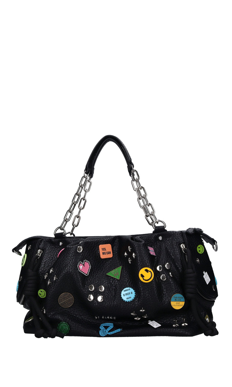Borsa Smiles in ecopelle 