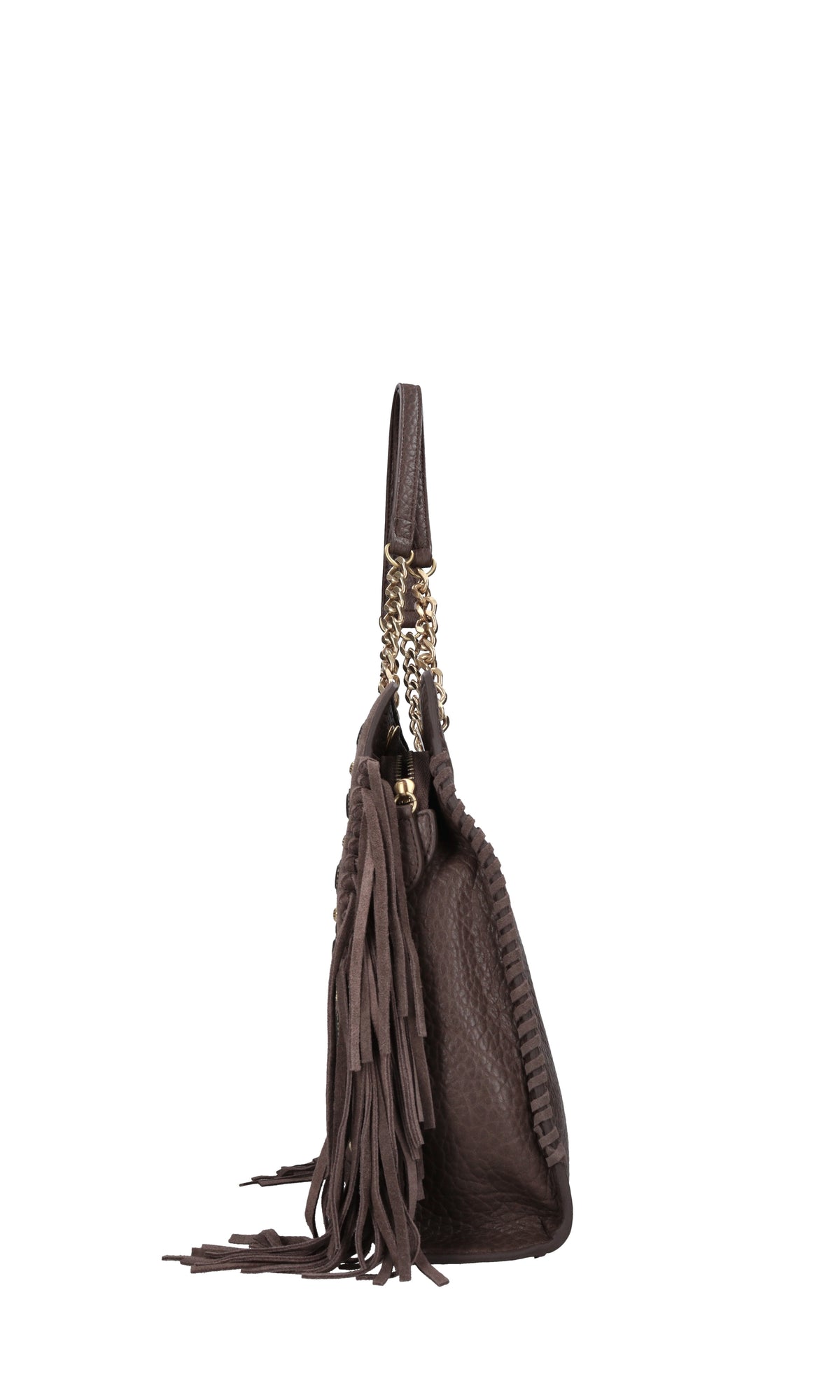 Borsa Jungle in pelle e camoscio 