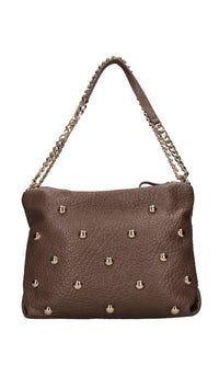 Borsa in ecopelle e borchie 