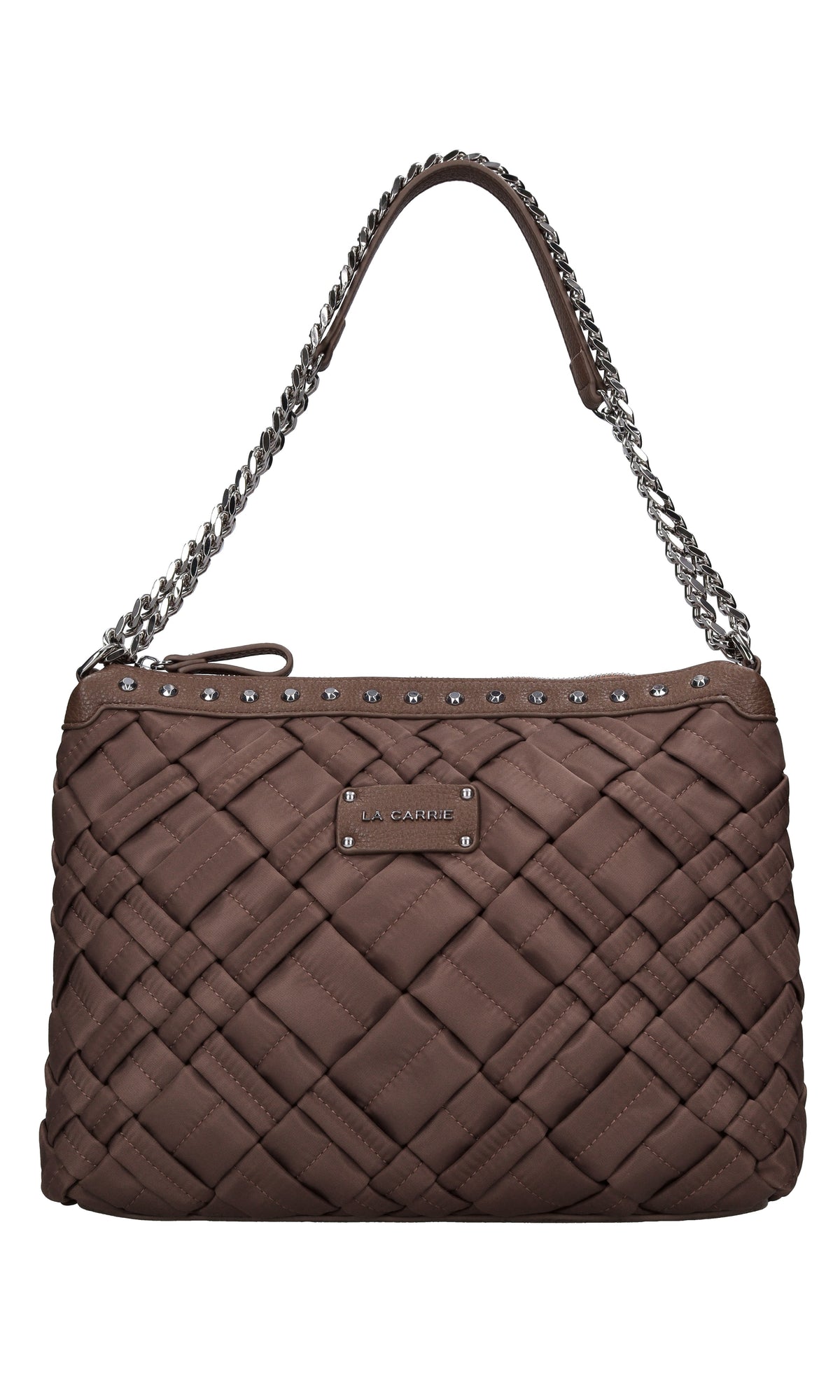 Borsa Dark Wave in tessuto ed ecopelle 