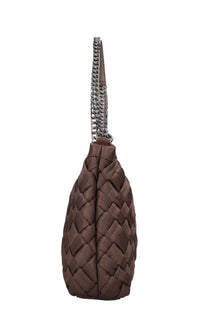 Borsa Dark Wave in tessuto ed ecopelle 