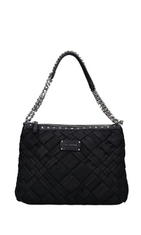 Borsa Dark Wave in tessuto ed ecopelle 