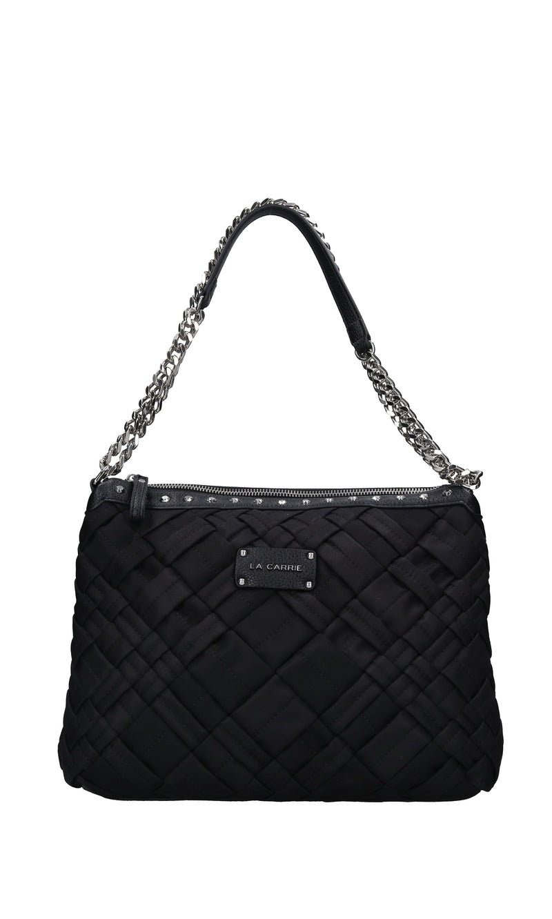 Borsa Dark Wave in tessuto ed ecopelle 
