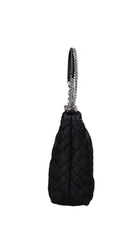 Borsa Dark Wave in tessuto ed ecopelle 