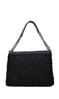 Borsa Dark Wave in tessuto ed ecopelle 