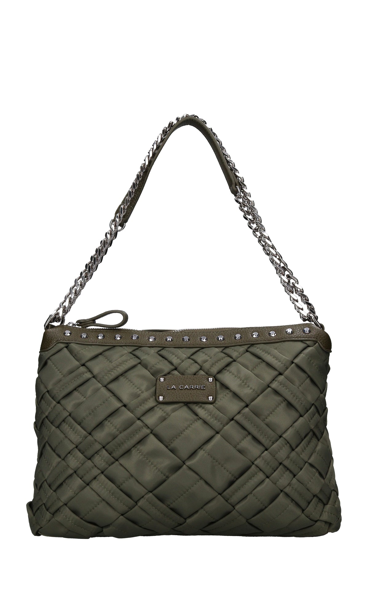 Borsa Dark Wave in tessuto ed ecopelle 