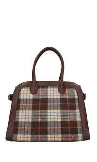 Borsa in lana ed ecopelle 