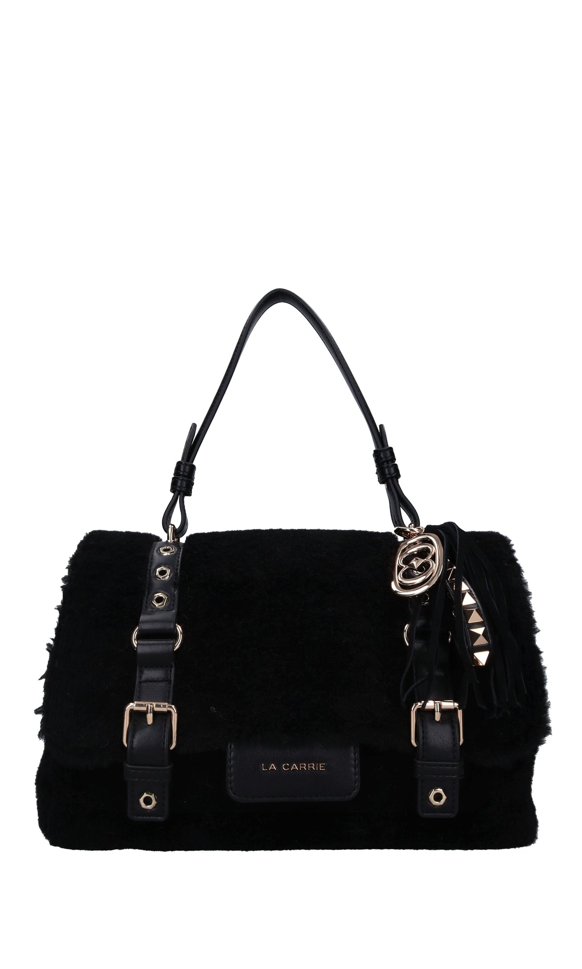 Borsa Teddy in ecopelle ed ecopelliccia 