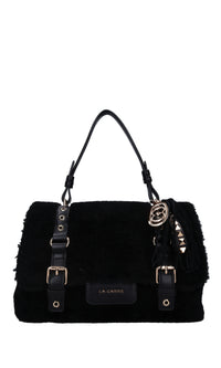 Borsa Teddy in ecopelle ed ecopelliccia 