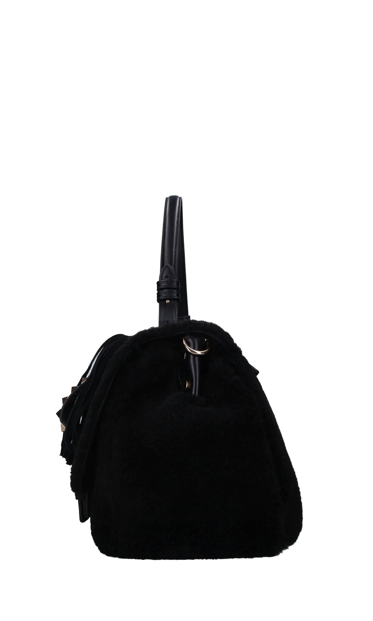 Borsa Teddy in ecopelle ed ecopelliccia 