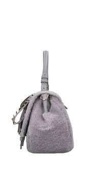 Borsa Teddy Atena in ecopelliccia ed ecopelle 