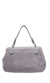 Borsa Teddy Atena in ecopelliccia ed ecopelle 