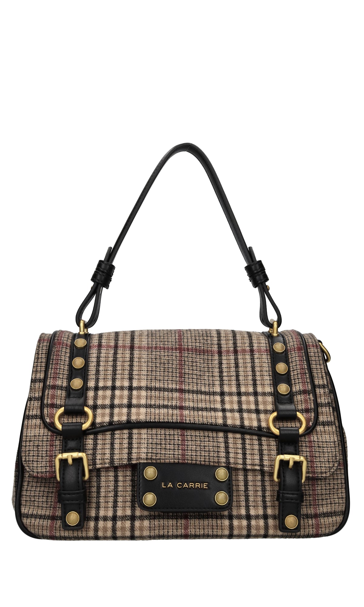 Borsa in ecopelle e lana 