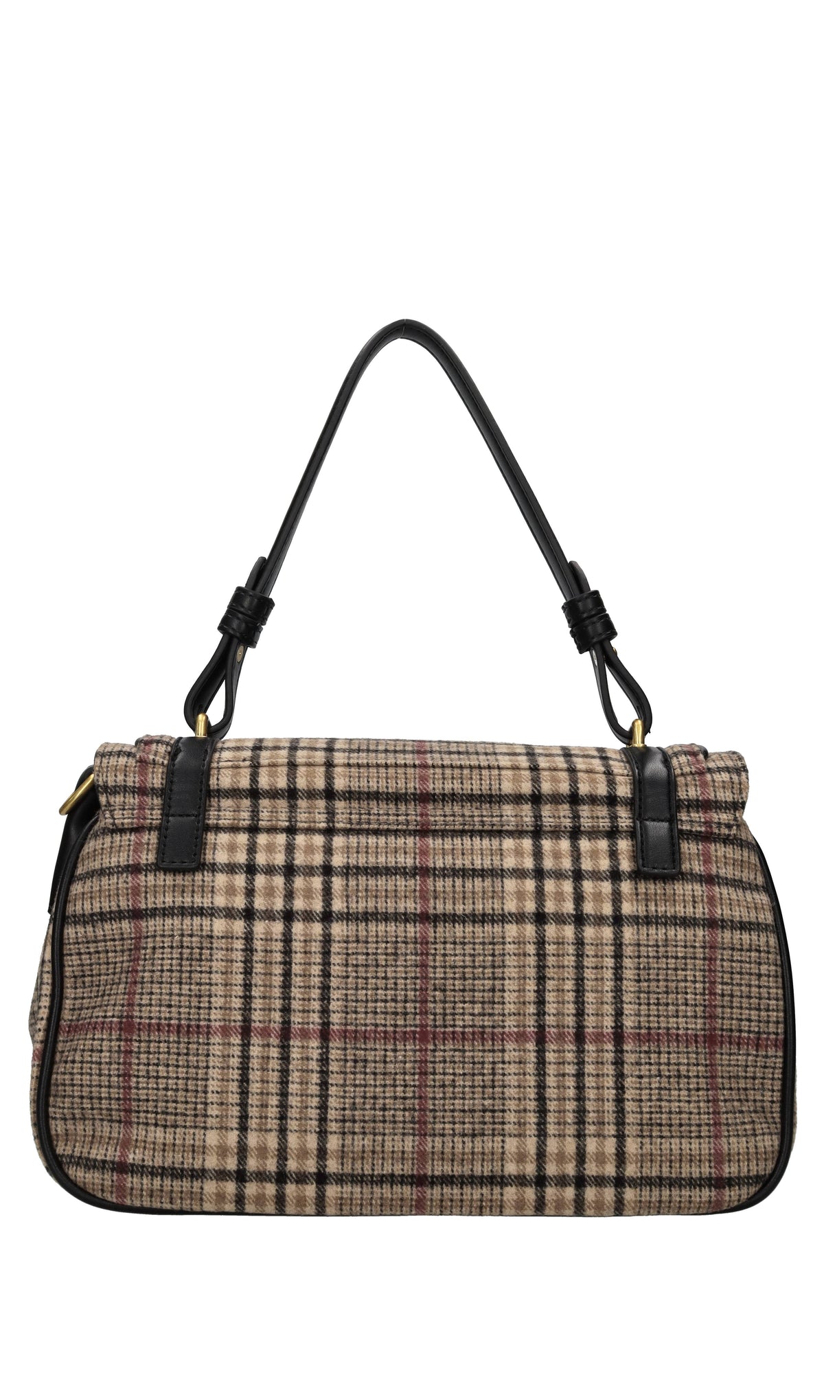 Borsa in ecopelle e lana 